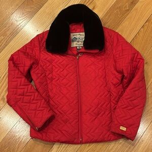 VINTAGE OBERMEYER Zenana Winter Elegance cropped  quilted ski jacket